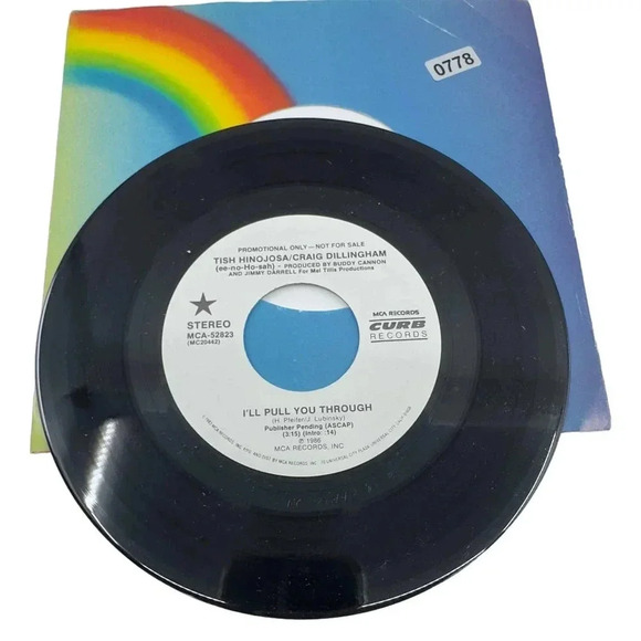 Tish Hinojosa / Craig Dillingham I'll Pull You Through Vinyl Record Album - Picture 1 of 7